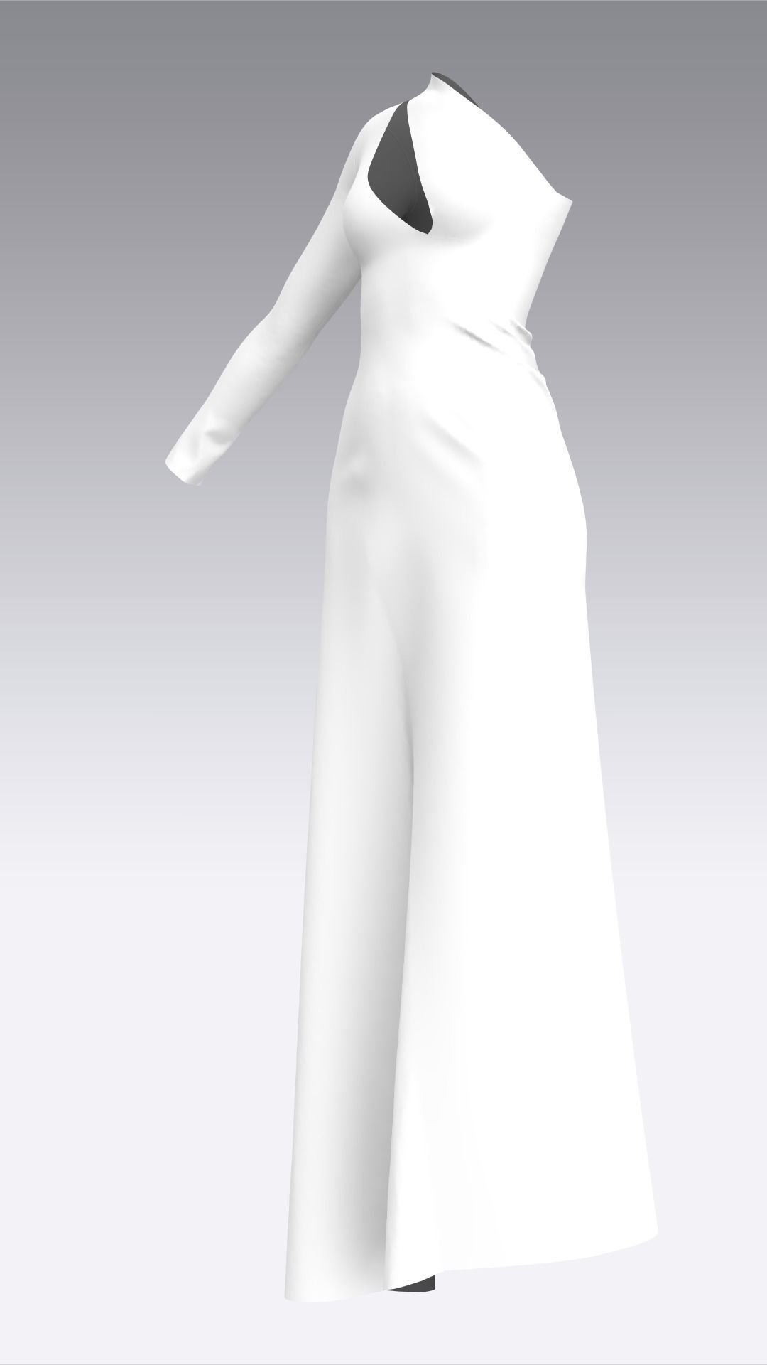 Dress Outfits MD CLO 3D ZPRJ ZPAC project files 3D model_8