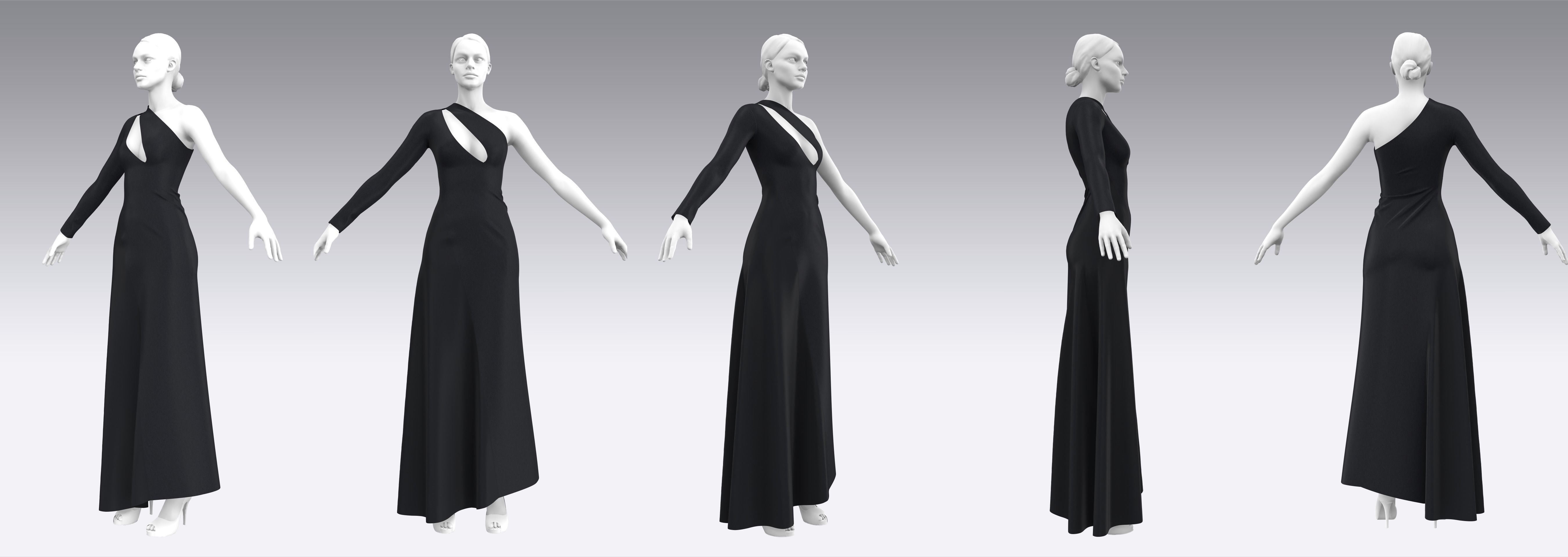 Dress Outfits MD CLO 3D ZPRJ ZPAC project files 3D model_3