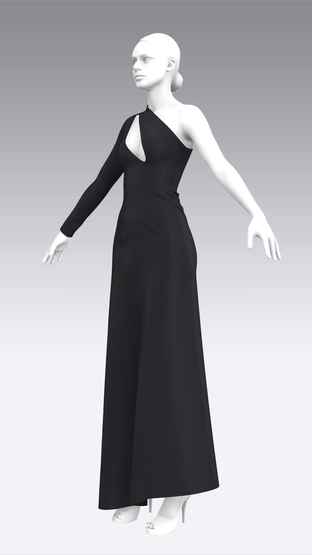 Dress Outfits MD CLO 3D ZPRJ ZPAC project files 3D model_14