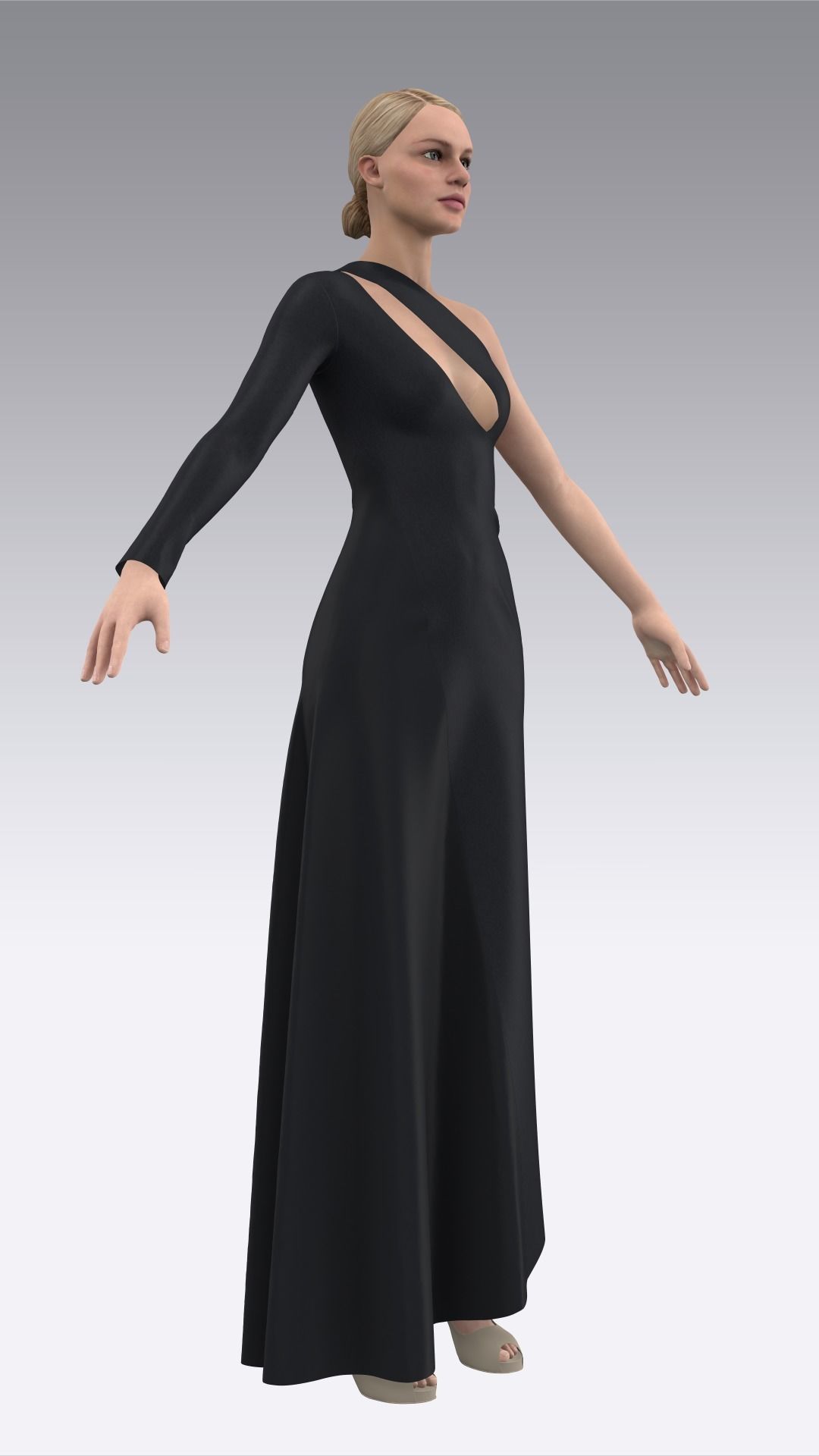 Dress Outfits MD CLO 3D ZPRJ ZPAC project files 3D model_28