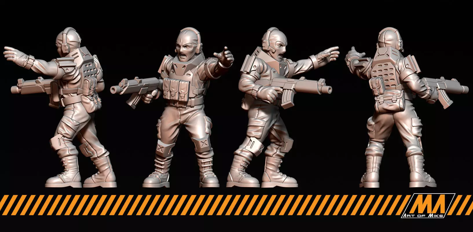 Militia 3D print model