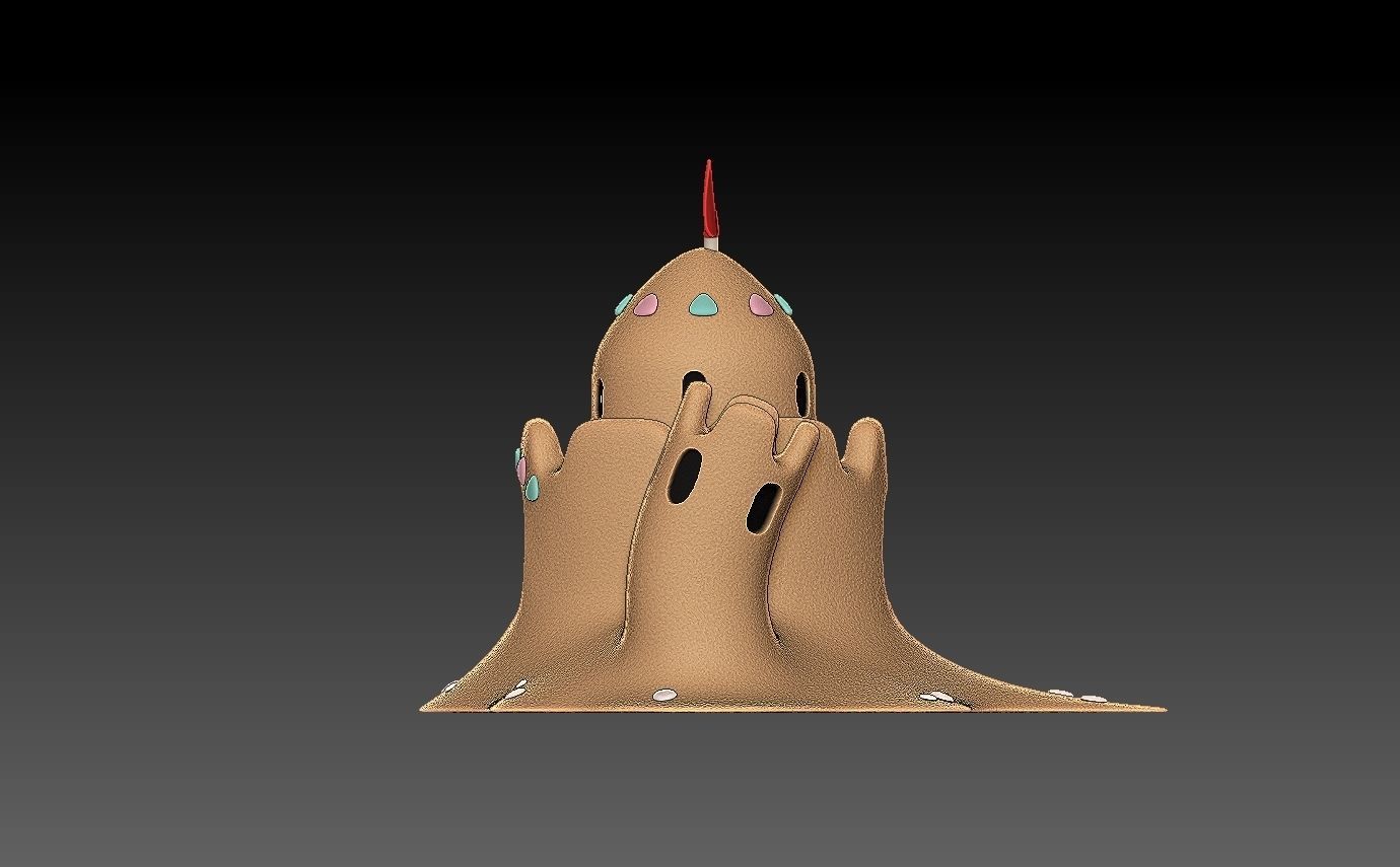 Pokemon palossand 3D print model_5