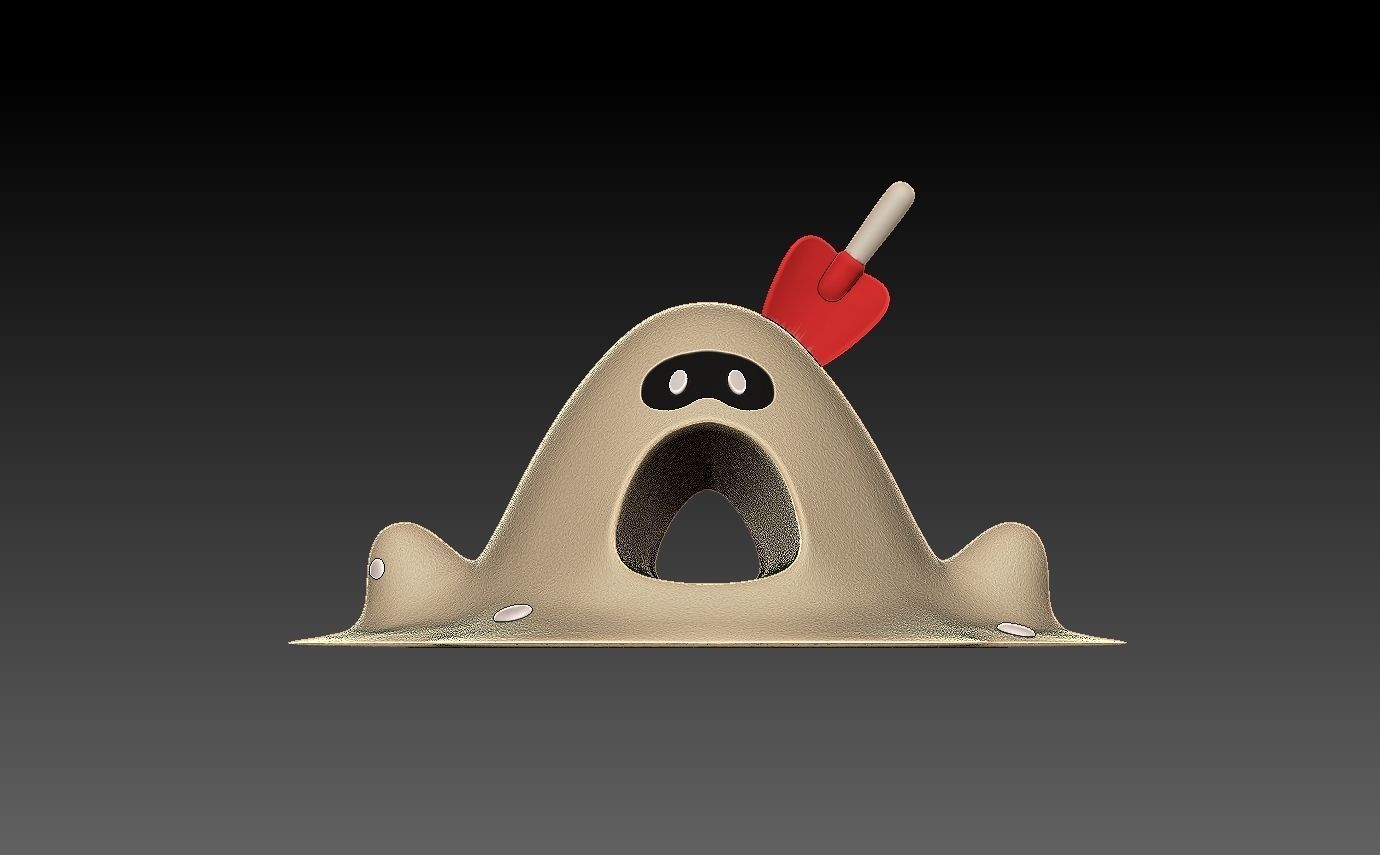 Pokemon sandygast evolution pack 3D print model_3