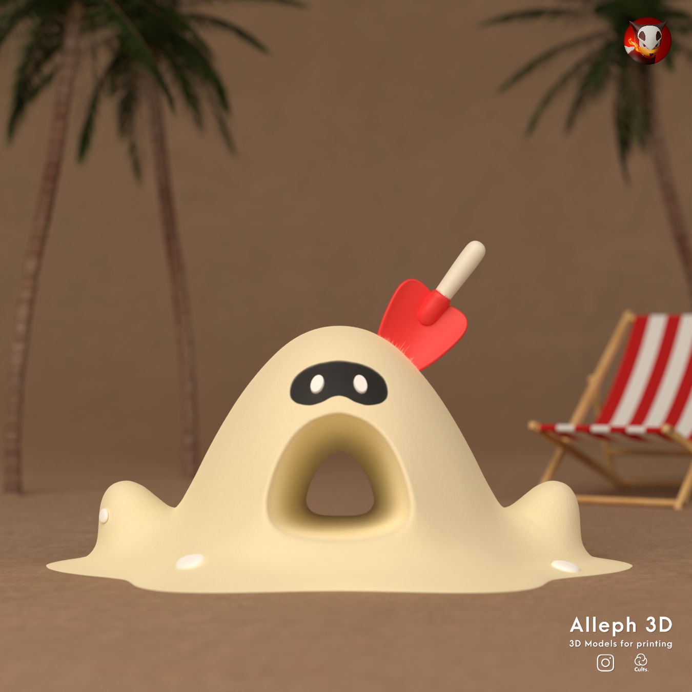 Pokemon sandygast evolution pack 3D print model_1