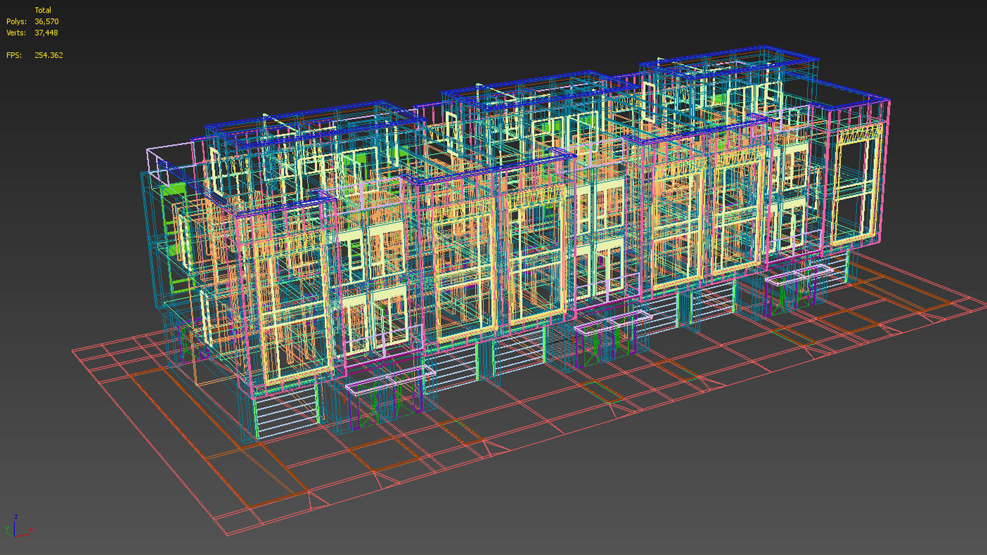Modern Townhouse 3D model_15