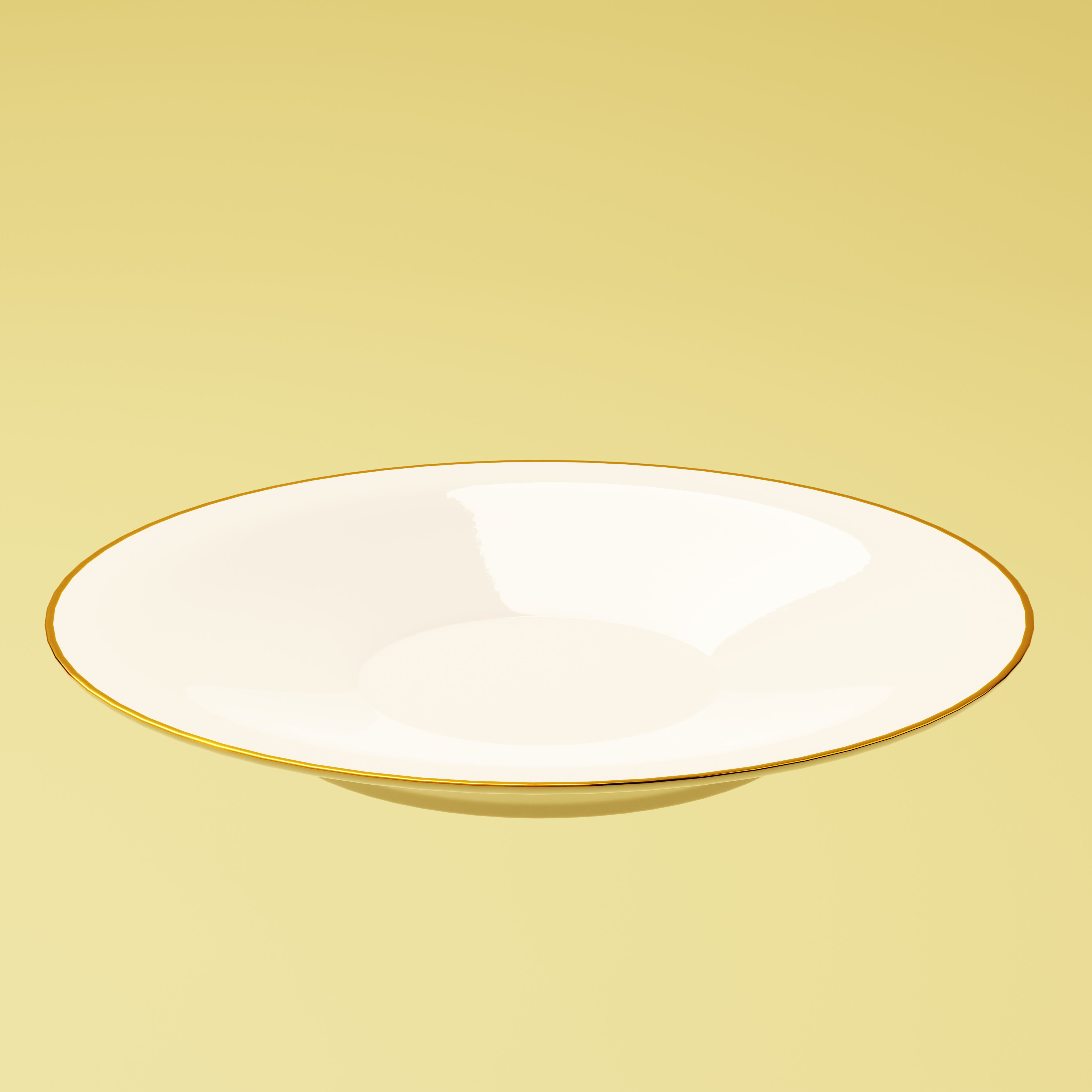 Cup and Saucer Set Free 3D model_4