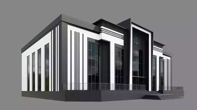 Office Building ID061 3D model