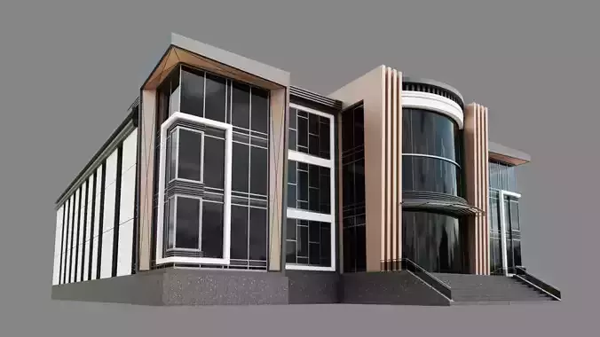 Office Building ID062 3D model