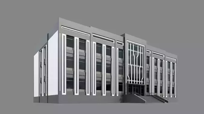 Office Building ID063 3D model