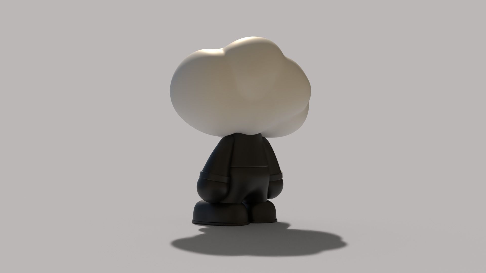 CLOUDY  an Art Toy By GloboStark 3D print model_2