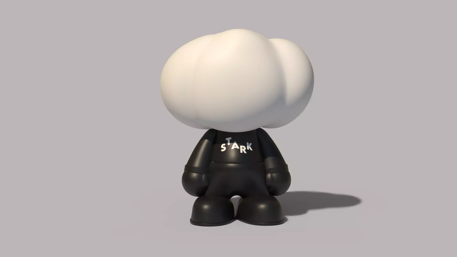 CLOUDY  an Art Toy By GloboStark 3D print model_0