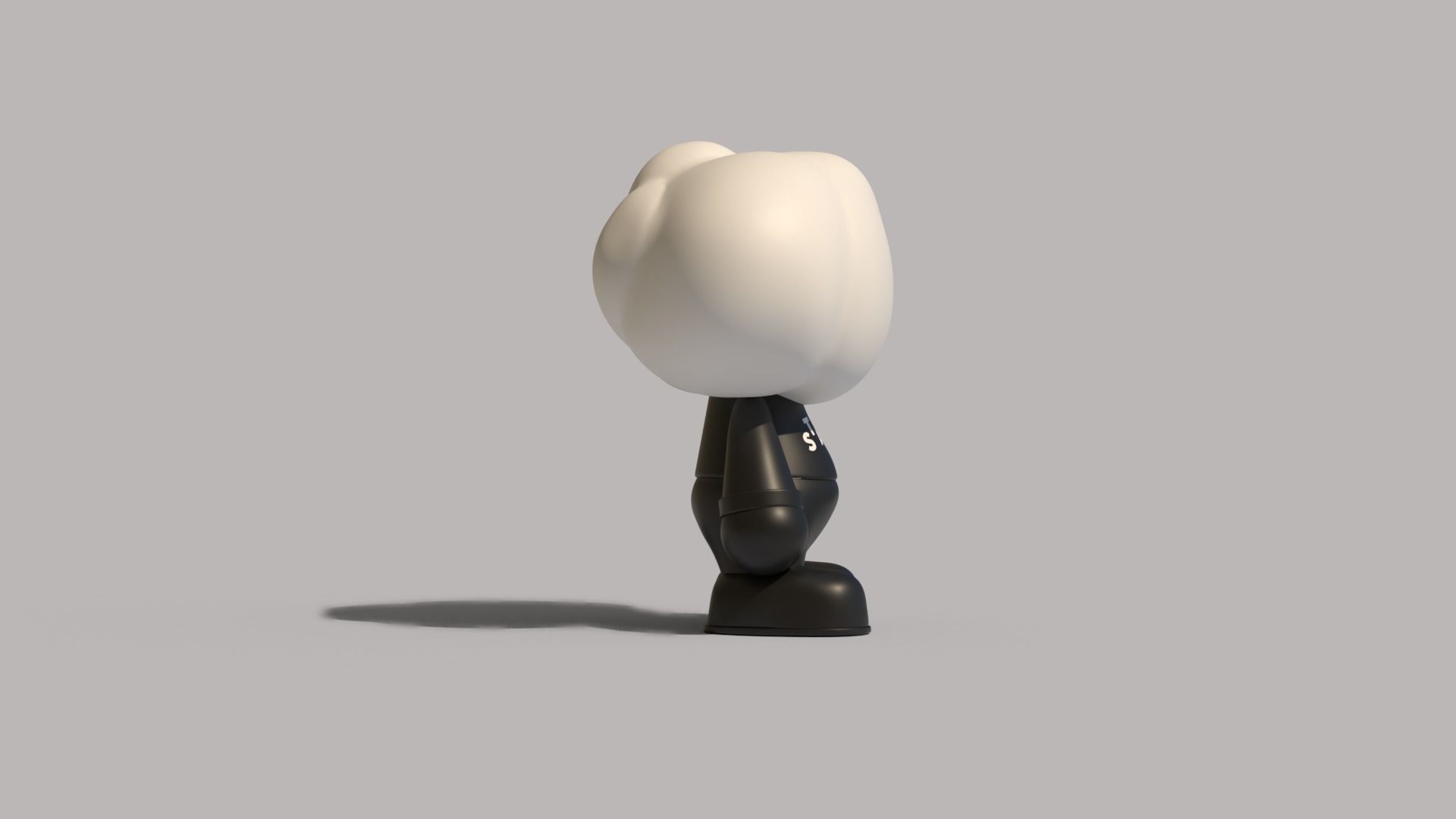 CLOUDY  an Art Toy By GloboStark 3D print model_3