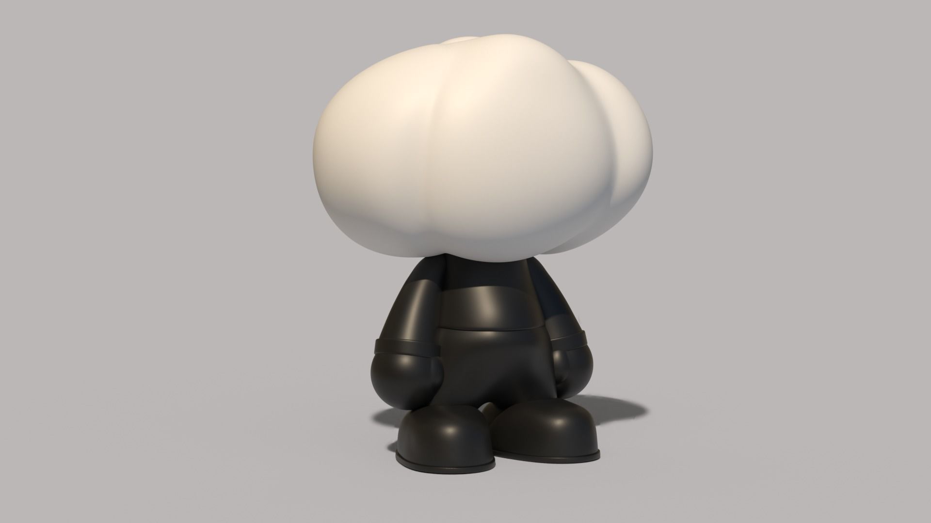 CLOUDY  an Art Toy By GloboStark 3D print model_4