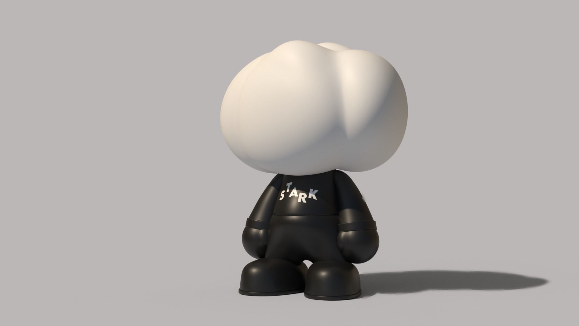 CLOUDY  an Art Toy By GloboStark 3D print model_1