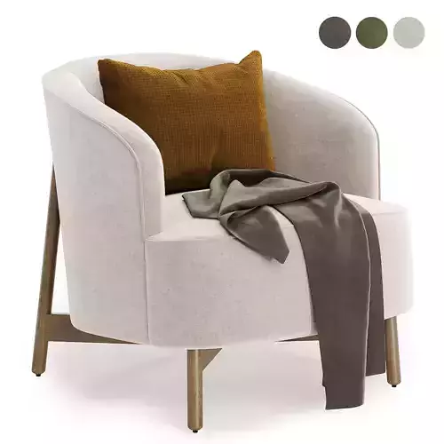 copine fabric armchair