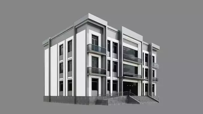 Office Building ID065 3D model
