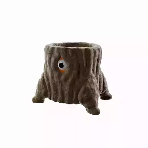Maplestory Tree Stump Pencil Holder STL 3D model