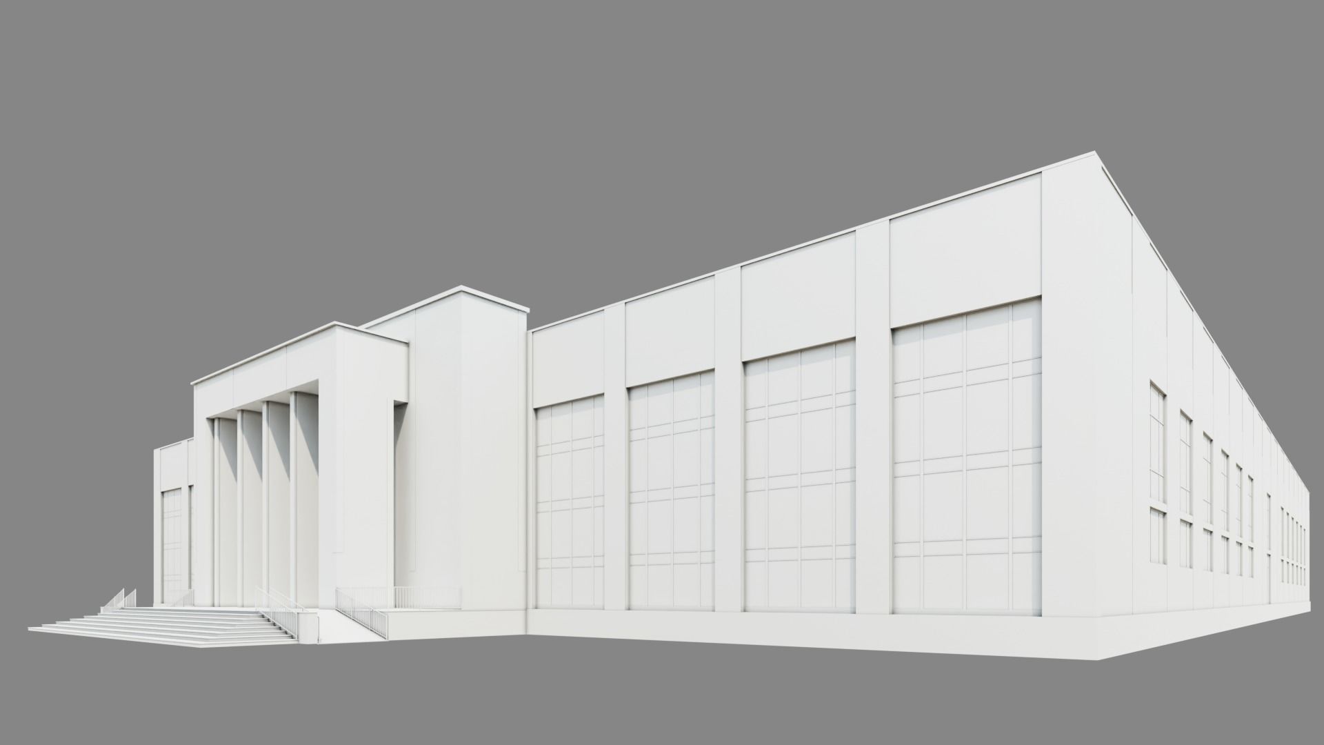 Sport Complex ID067 3D model_3