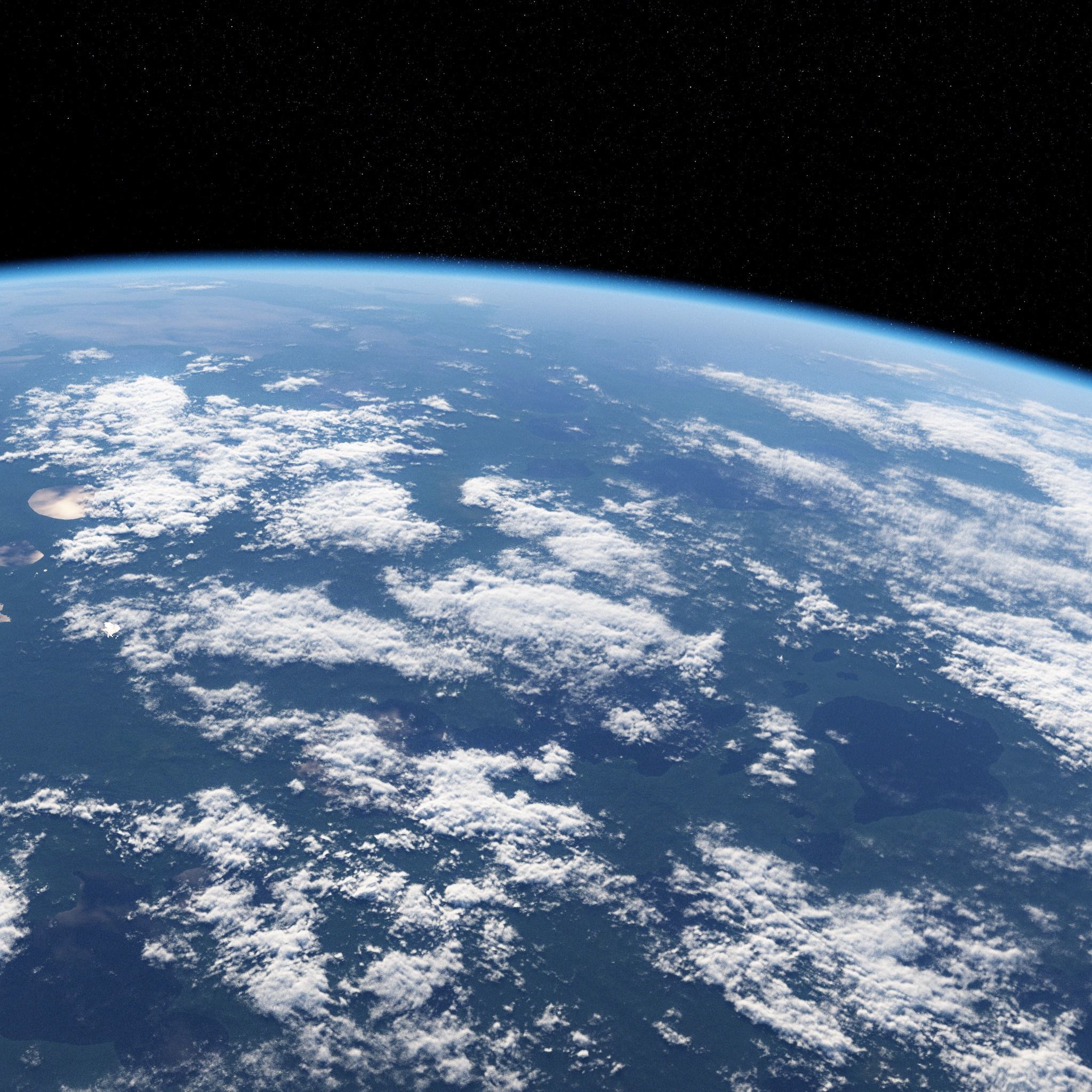 Procedural Habitable Planet Generator for Octane and C4D 3D model_3