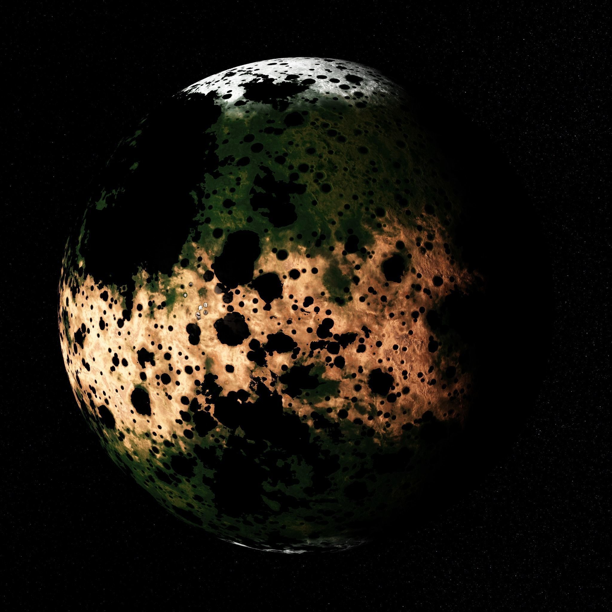Procedural Habitable Planet Generator for Octane and C4D 3D model_10