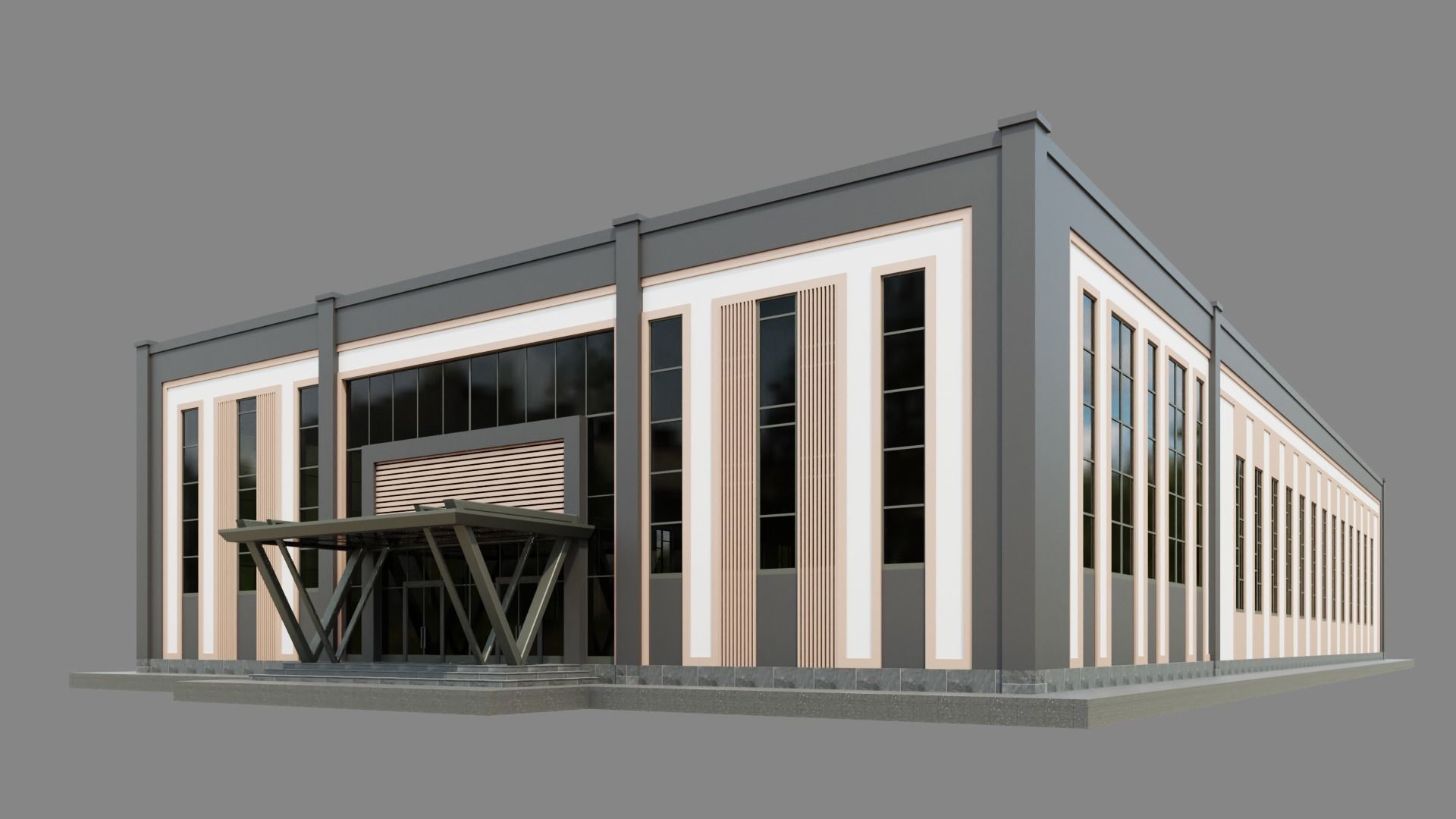 Sport Complex ID068 3D model_2