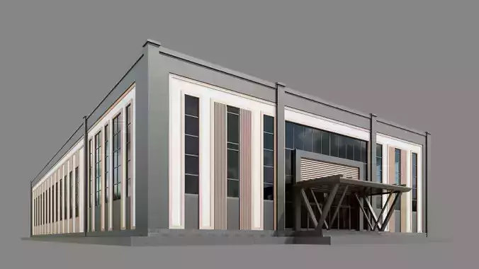 Sport Complex ID068 3D model