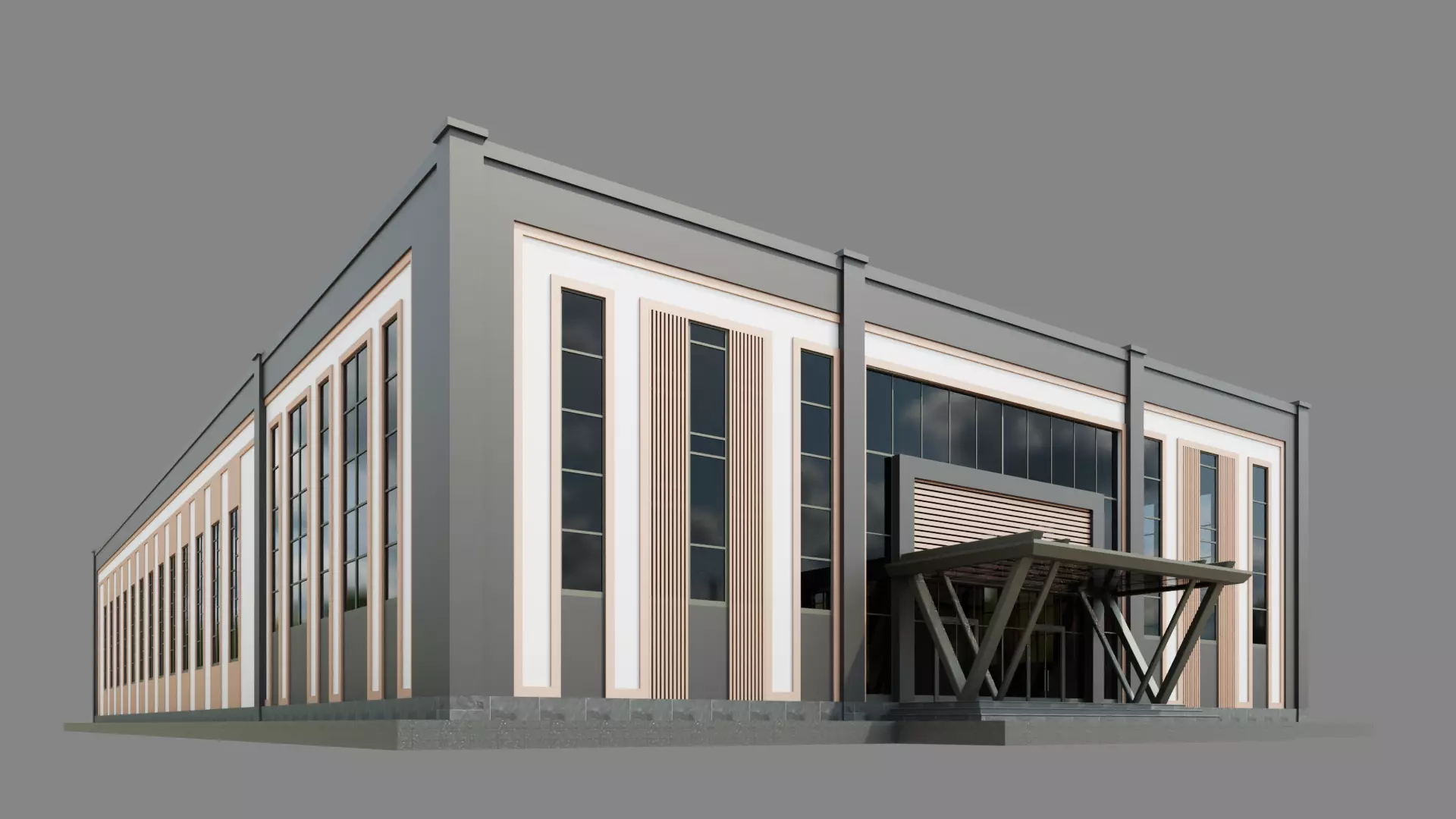 Sport Complex ID068 3D model_0