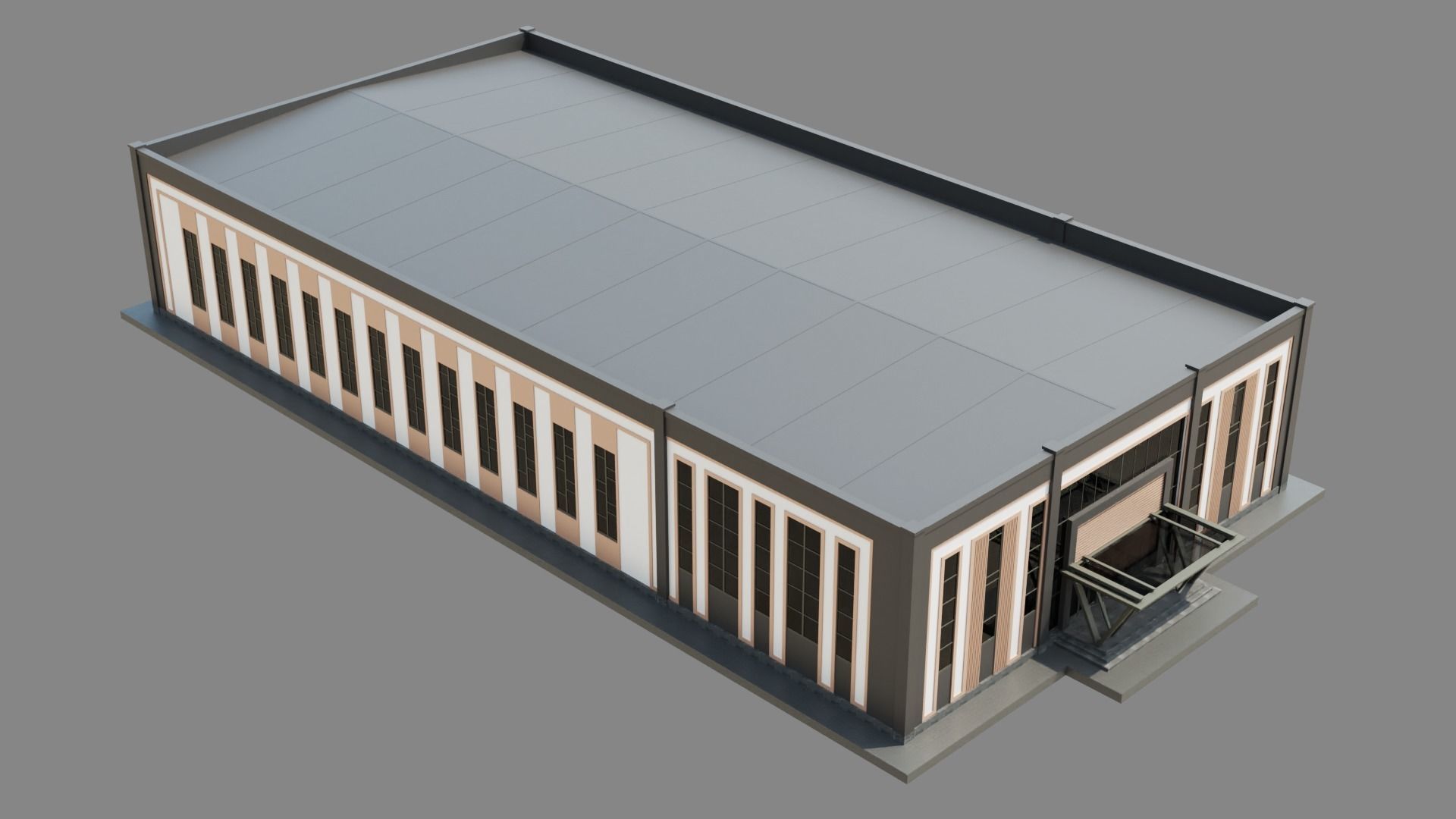 Sport Complex ID068 3D model_7