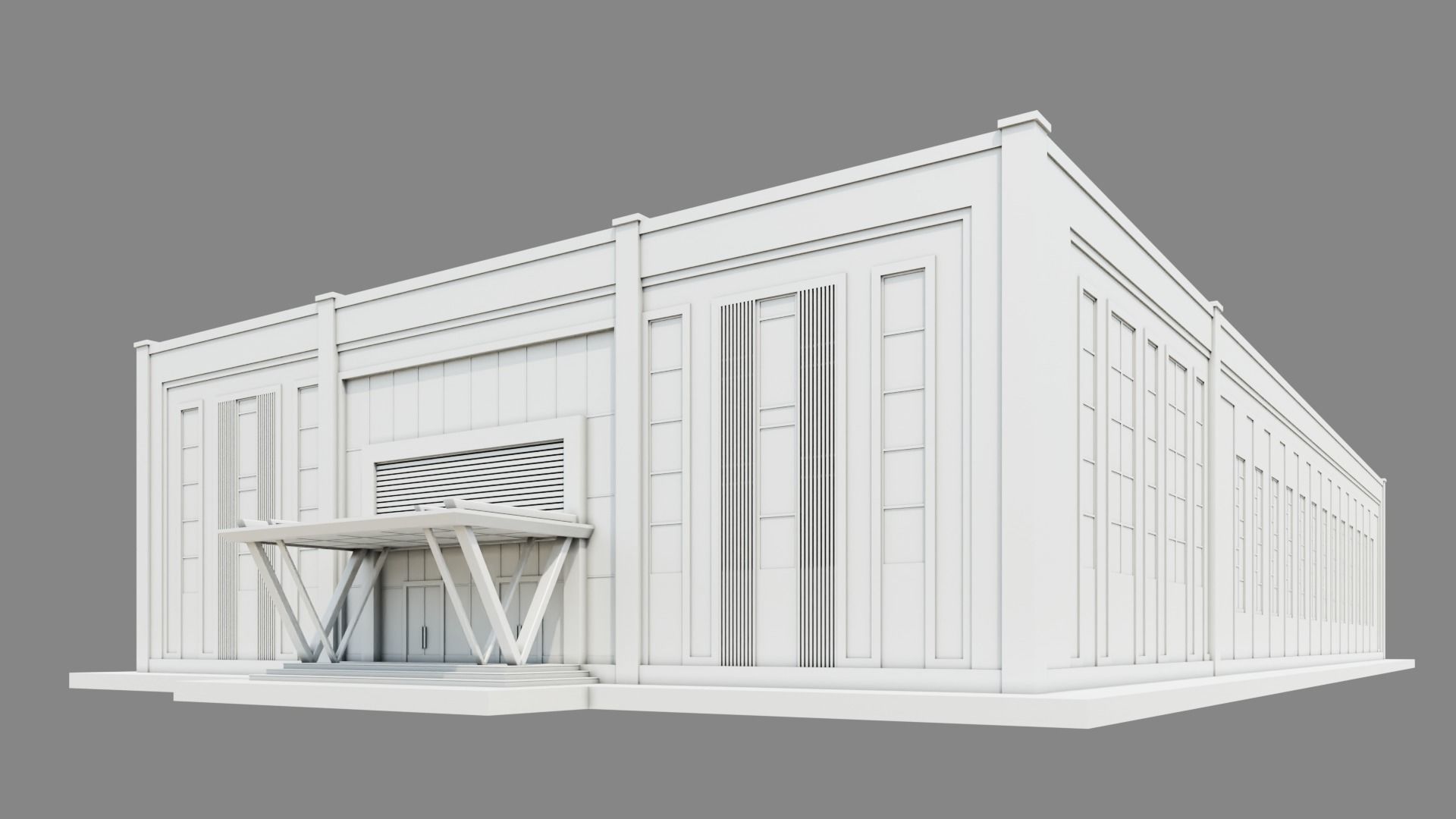 Sport Complex ID068 3D model_3