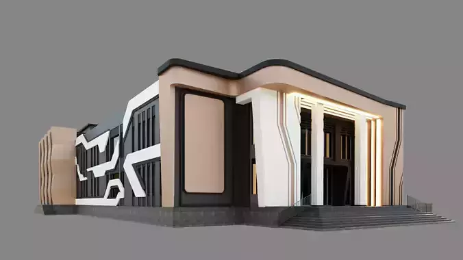 Theatre Building ID069 3D model