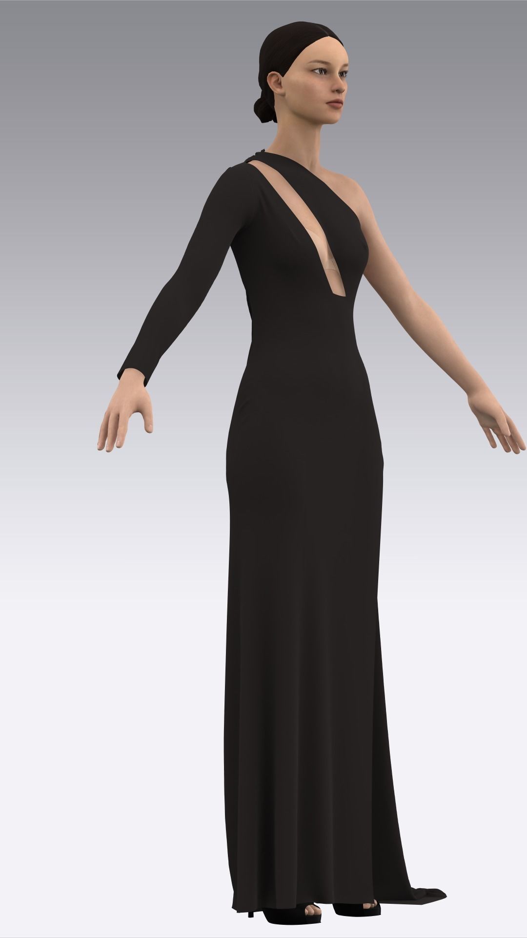 Dress Outfits MD CLO 3D ZPRJ ZPAC project files 3D model_33