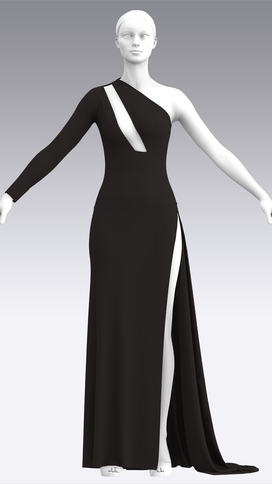 Dress Outfits MD CLO 3D ZPRJ ZPAC project files 3D model_31