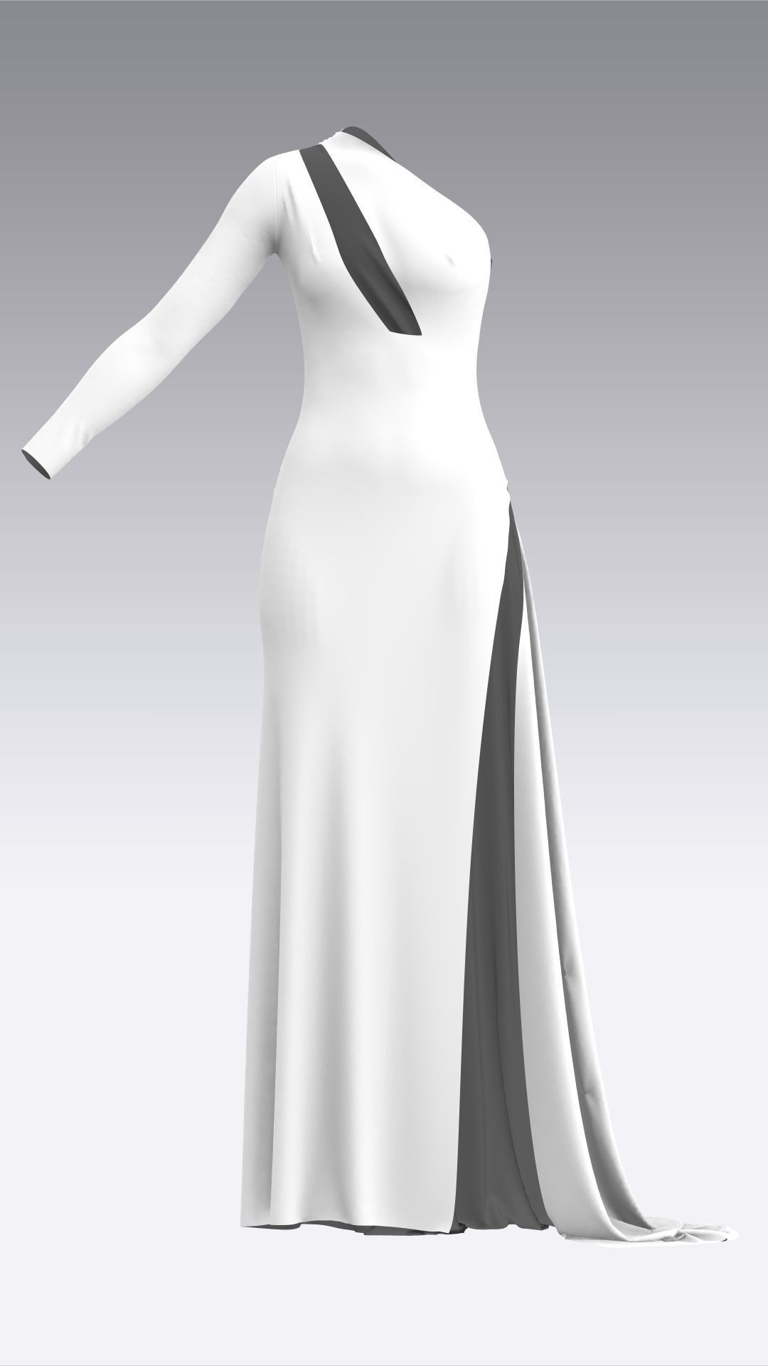 Dress Outfits MD CLO 3D ZPRJ ZPAC project files 3D model_15