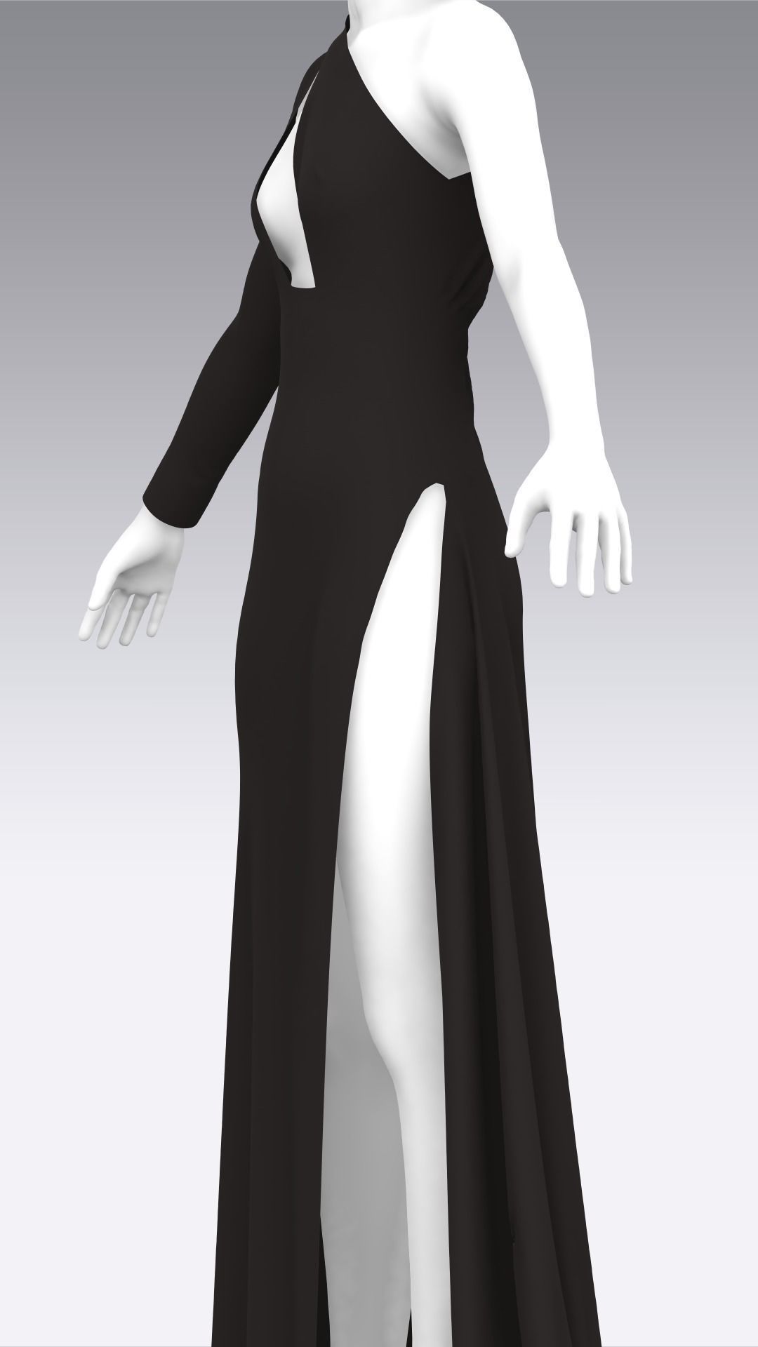 Dress Outfits MD CLO 3D ZPRJ ZPAC project files 3D model_32