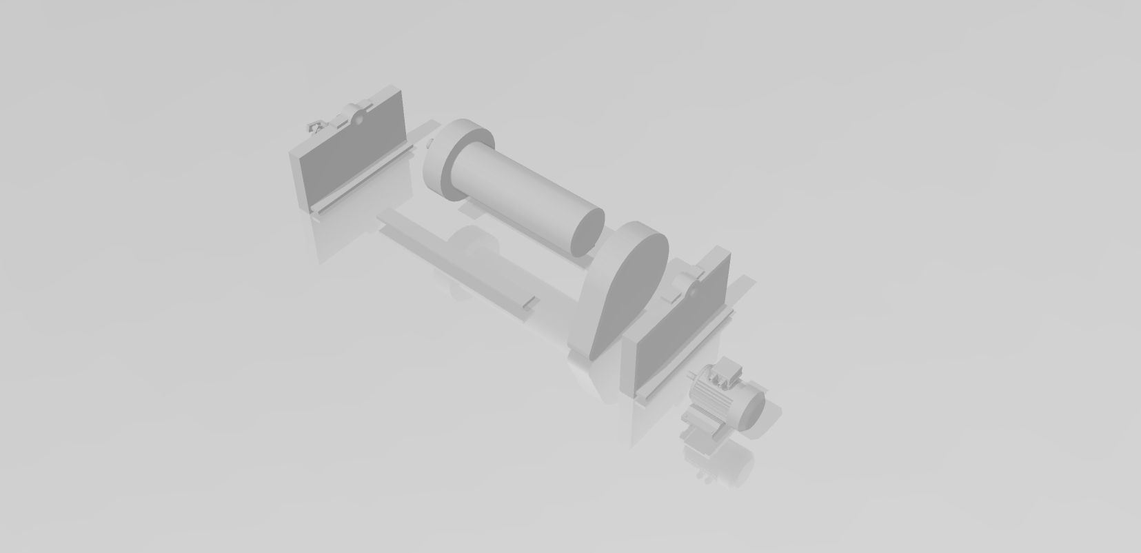 Towing winch Yorkshireman 3D print model_1