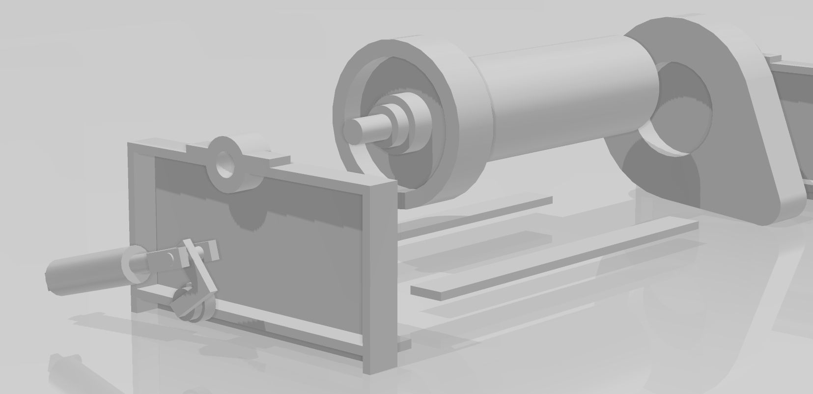 Towing winch Yorkshireman 3D print model_2