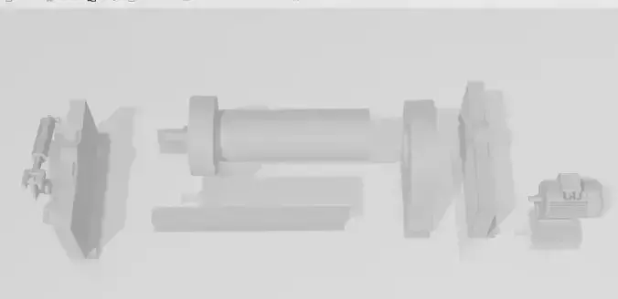 Towing winch Yorkshireman 3D print model