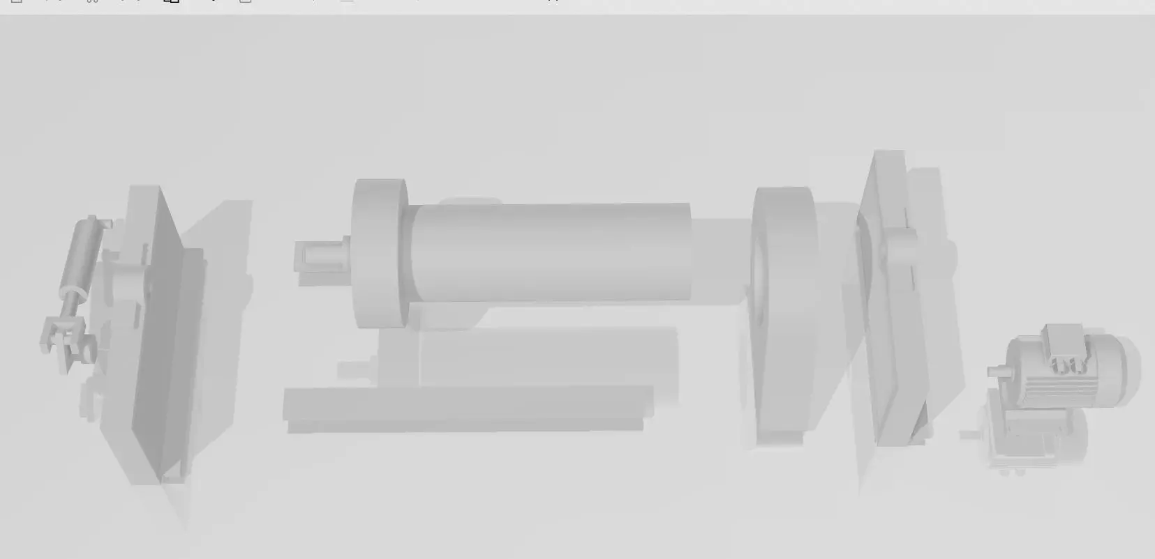 Towing winch Yorkshireman 3D print model_0