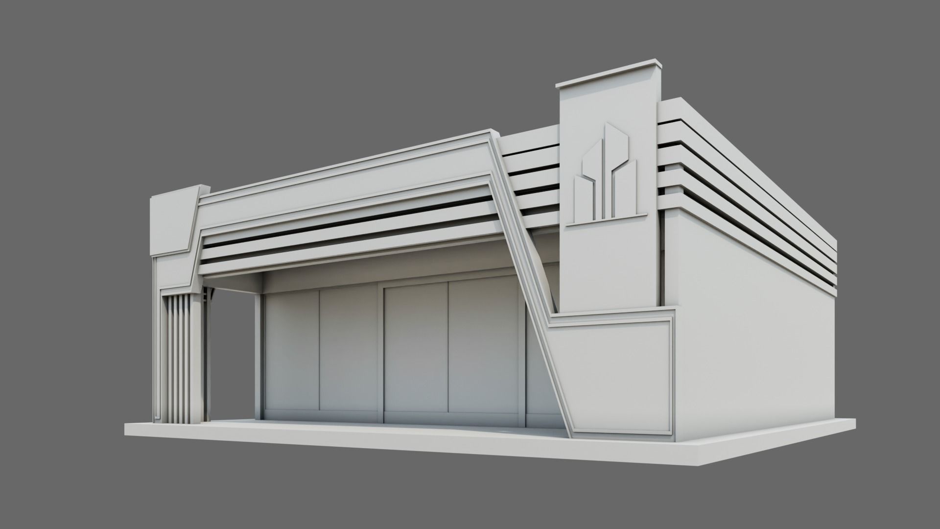 Glass Pavilion ID072 3D model_7