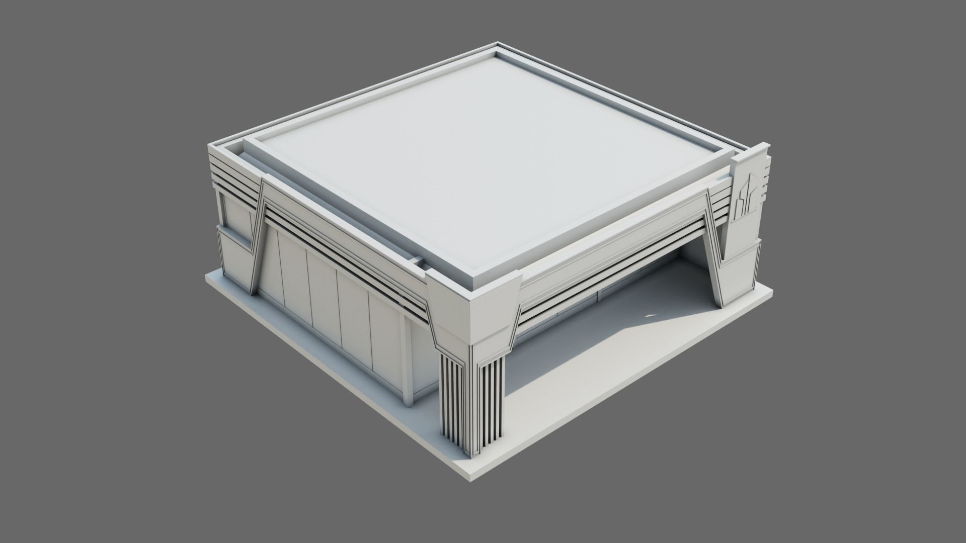 Glass Pavilion ID072 3D model_3