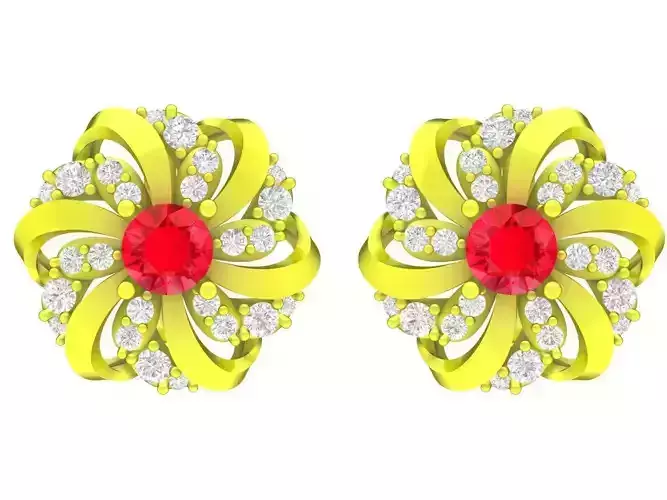 diamond earrings 4649