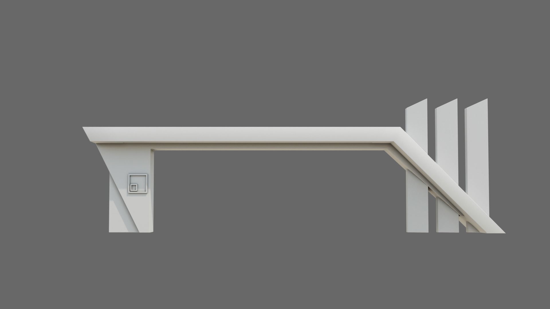 Main Gate ID074 Free 3D model_5