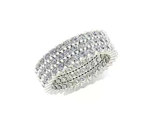 Wedding Ring with gemstones