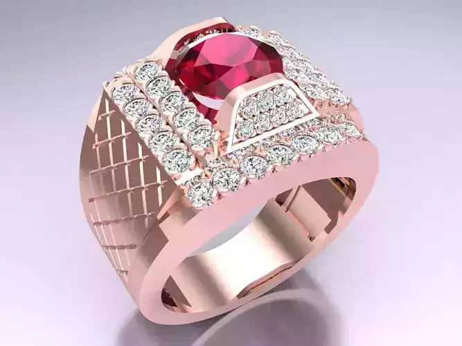 Diamond Rings - Mens Ring - N2201