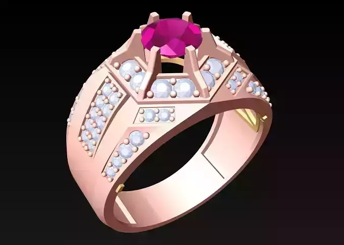 Diamond Rings - Mens Ring - N1026