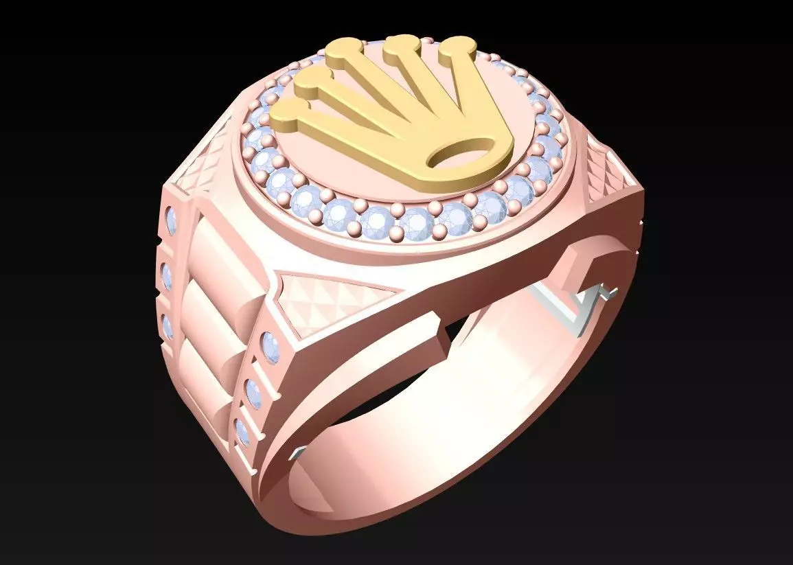 Crown Rings - Kings Rings - N2450 3D print model_0