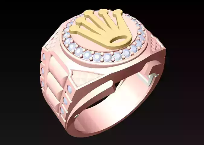 Crown Rings - Kings Rings - N2450 3D print model