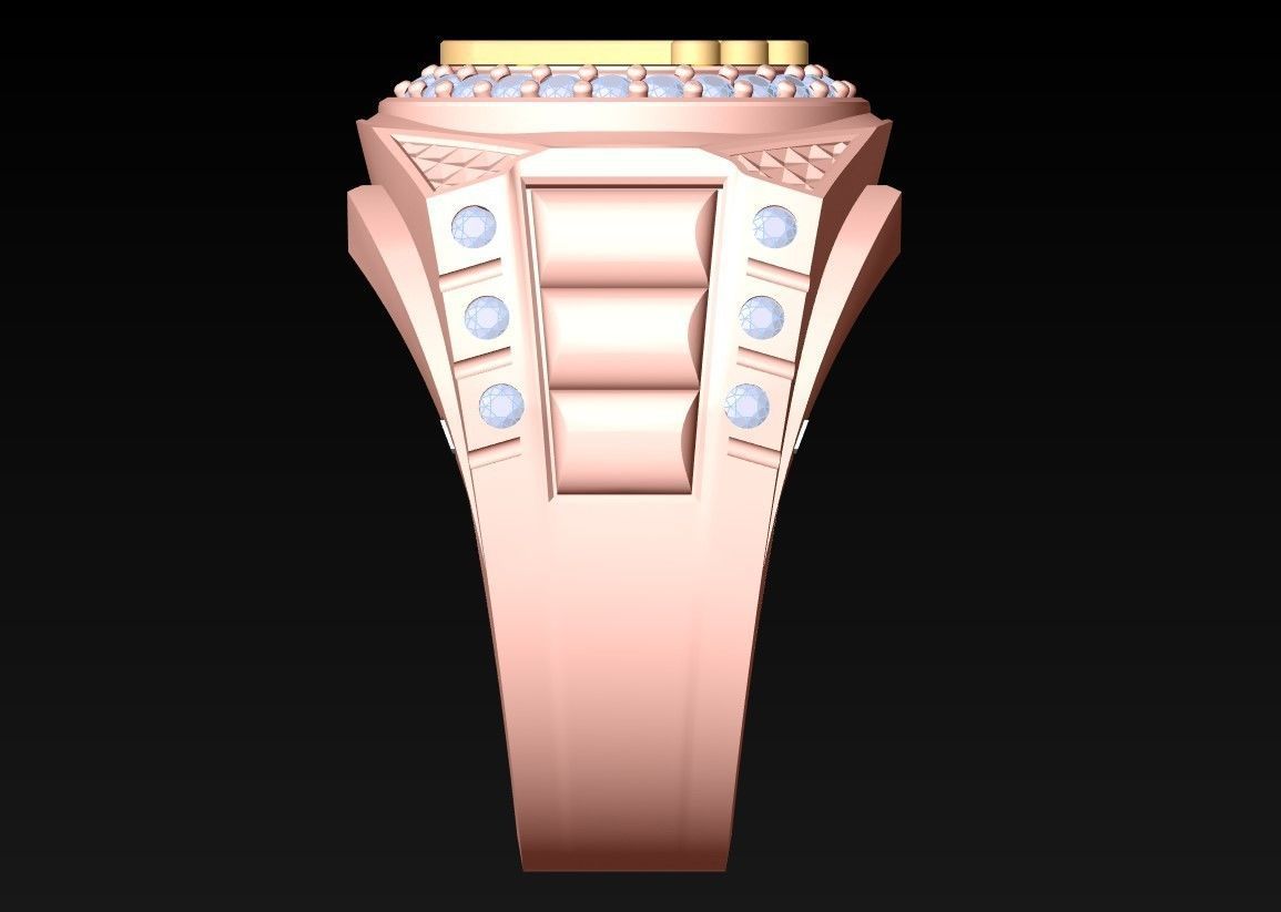 Crown Rings - Kings Rings - N2450 3D print model_5