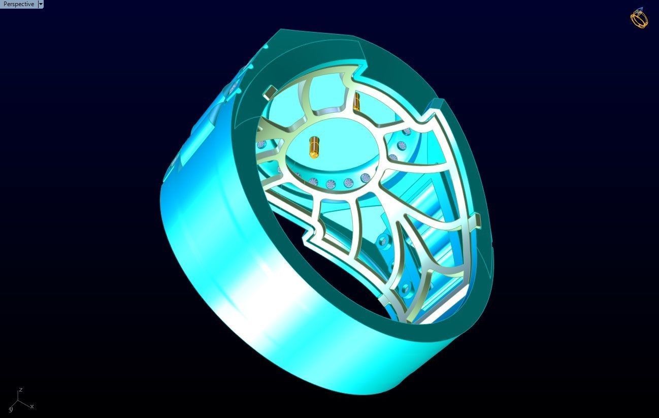 Crown Rings - Kings Rings - N2450 3D print model_8