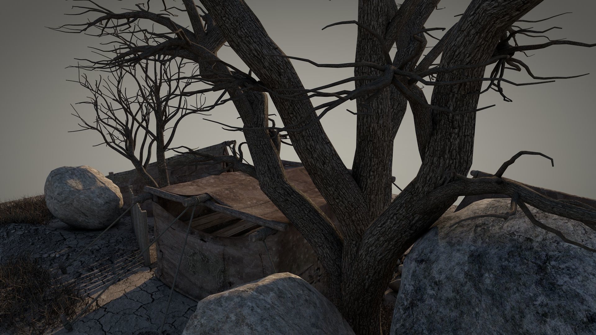 Survival Tent v8 3D model_8